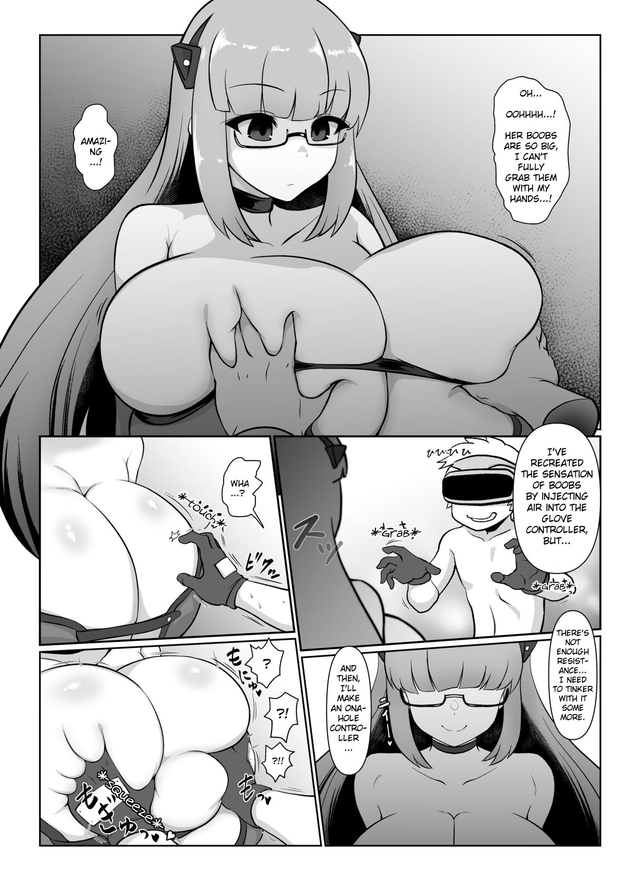 Hentai Manga Comic-Phantom VR Erotic Game (Paizuri Magazine “Absolute Boob-Crushing” Vol. 1)-Read-2
